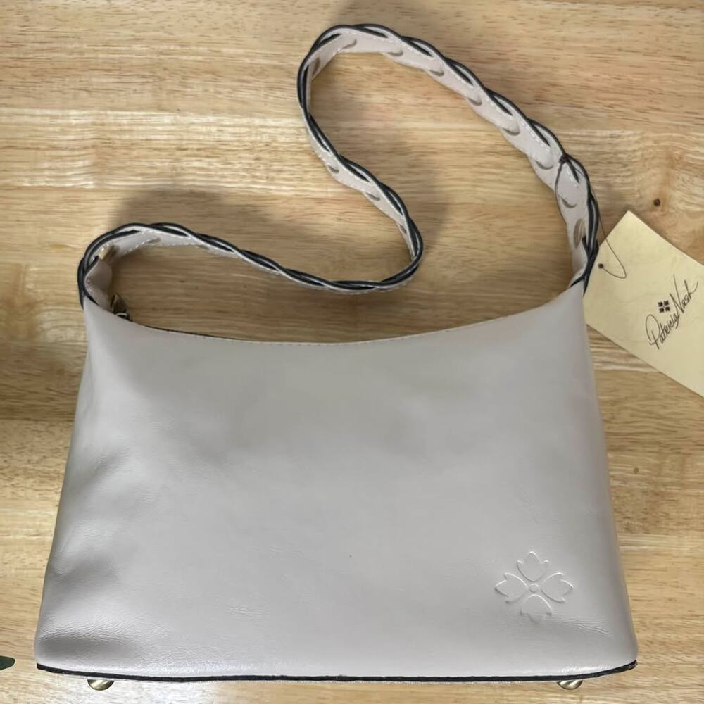 NWT Patricia Nash Cream Leather Shoulder Bag - Picture 6 of 10